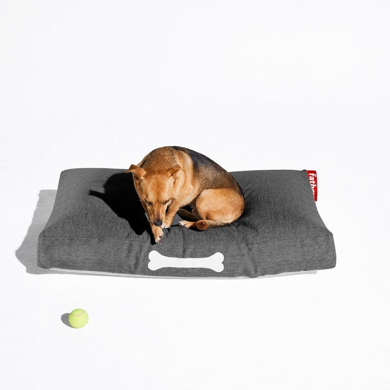Fatboy Doggielounge Olefin Dog Bed | Made from olefin fabric | Sturdy & durable | Water- and dirt-repellent | Easy to clean | indoor & outdoor use | Filling (EPS) | Small | 60x78x14 cm - Thunder grey - Image 4